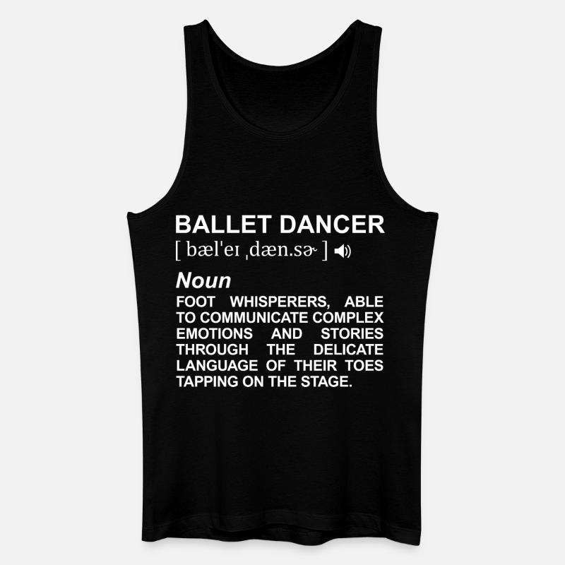 Définition de danseur de ballet - Débardeur bio Homme - noir