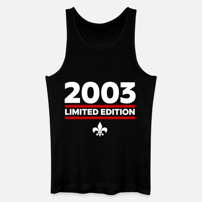Édition limitée 2003 - Débardeur bio Homme - noir
