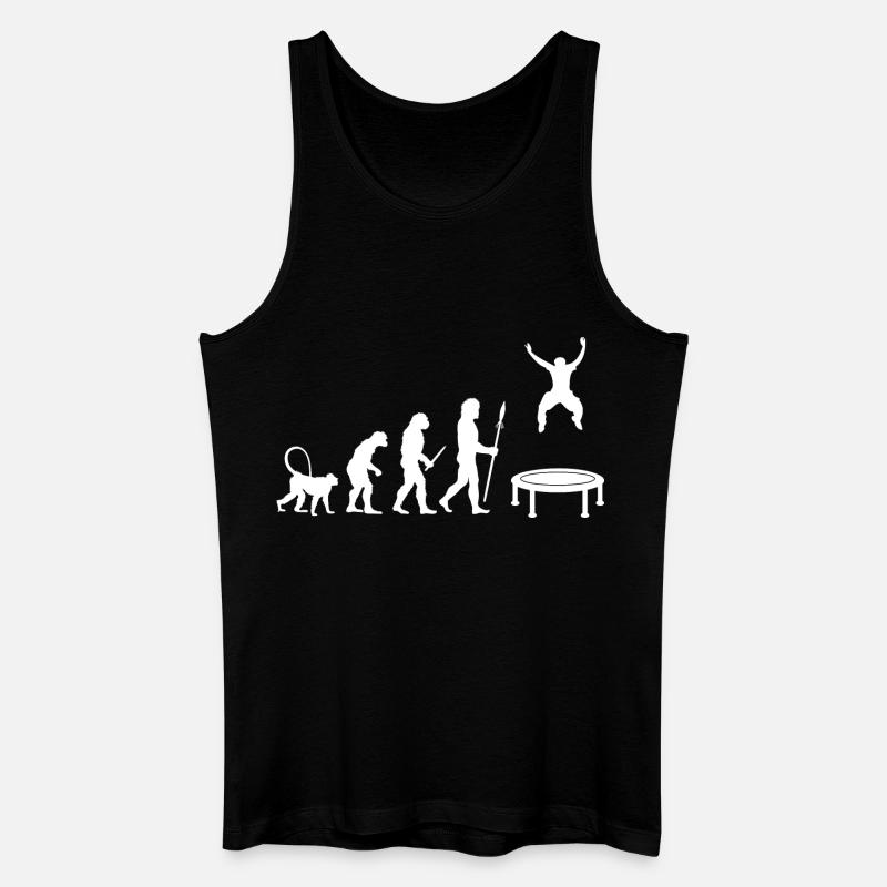 Trampolinspringer Entwicklung - Männer Bio Tank Top - Schwarz
