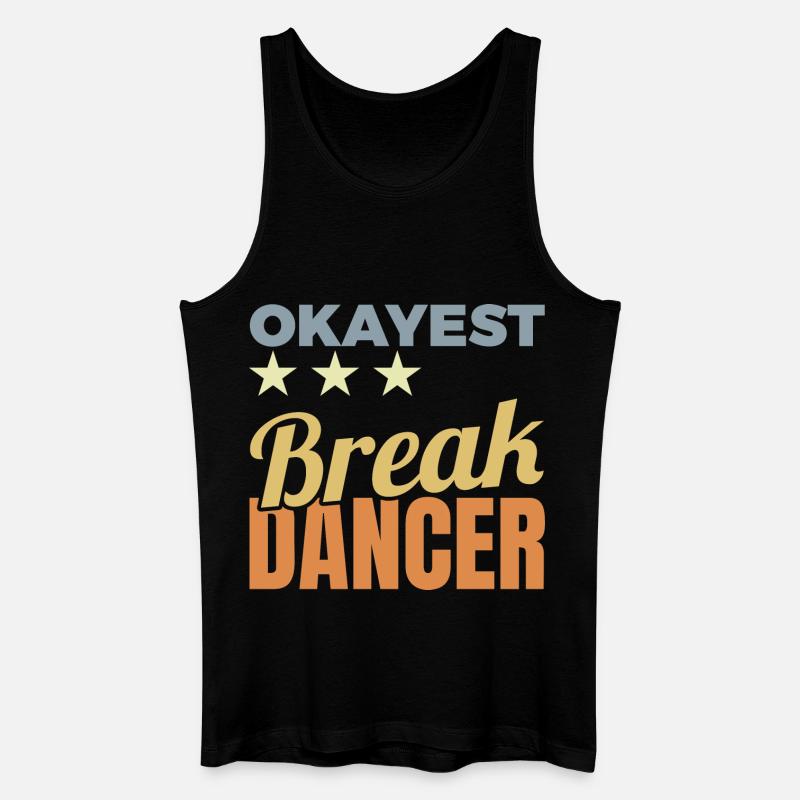 Durchschnittlicher Breakdancer - Männer Bio Tank Top - Schwarz