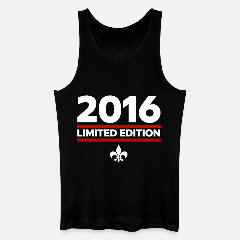 2016 Limited Edition - Männer Bio Tank Top - Schwarz