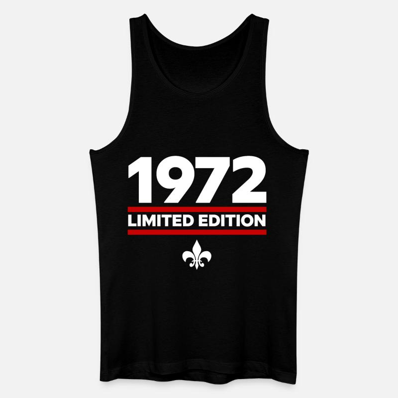 Édition limitée de 1972 - Débardeur bio Homme - noir