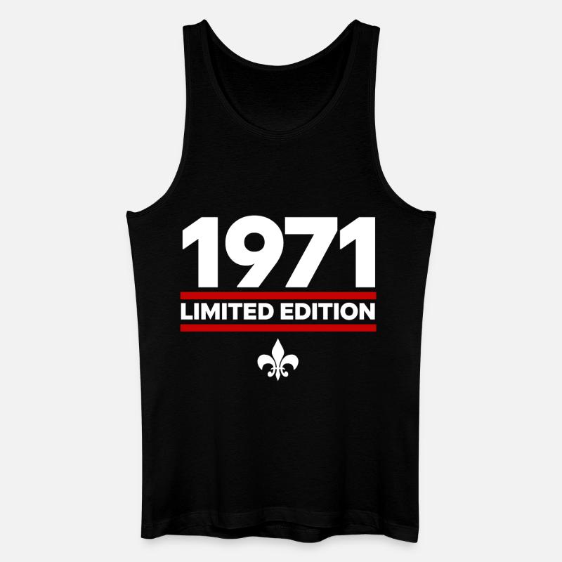 Édition limitée de 1971 - Débardeur bio Homme - noir