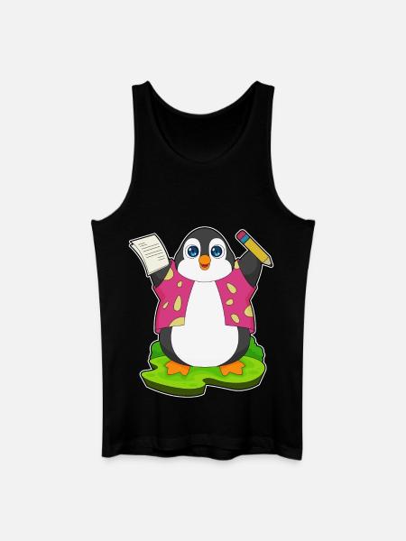 École Penguin Student Pencil - Débardeur bio Homme - noir
