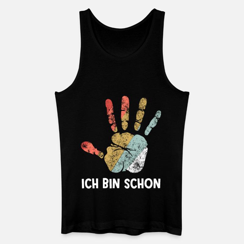 Ich Bin Schon 5 - Männer Bio Tank Top - Schwarz