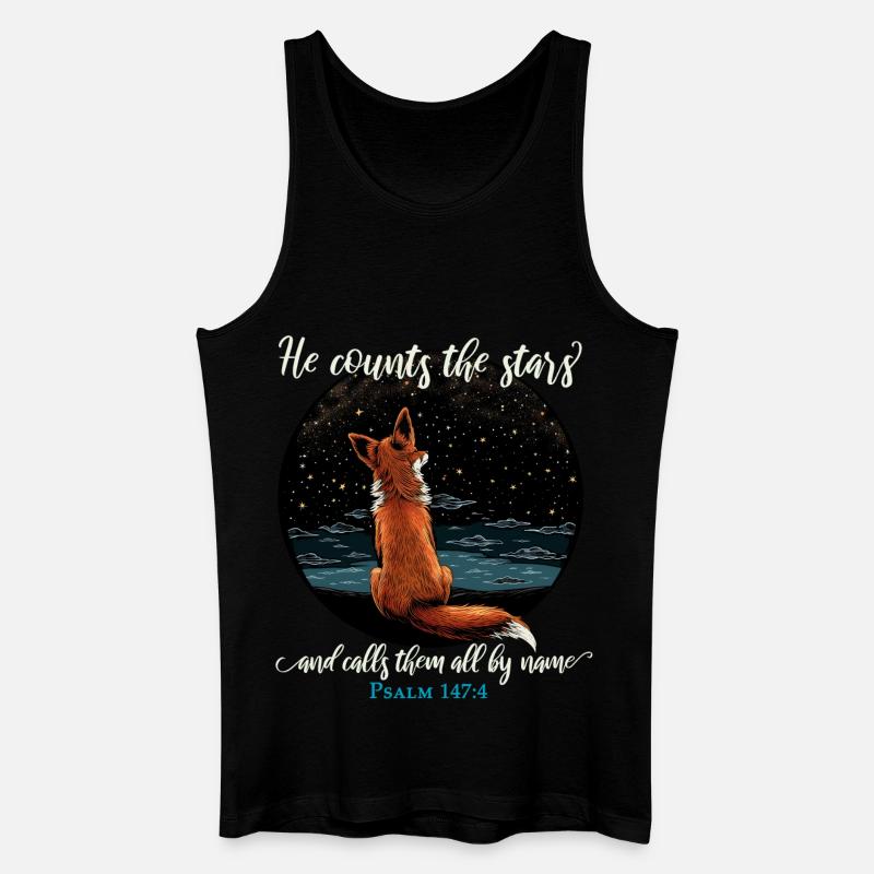 Bibelvers Christlich Religiös - Männer Bio Tank Top - Schwarz