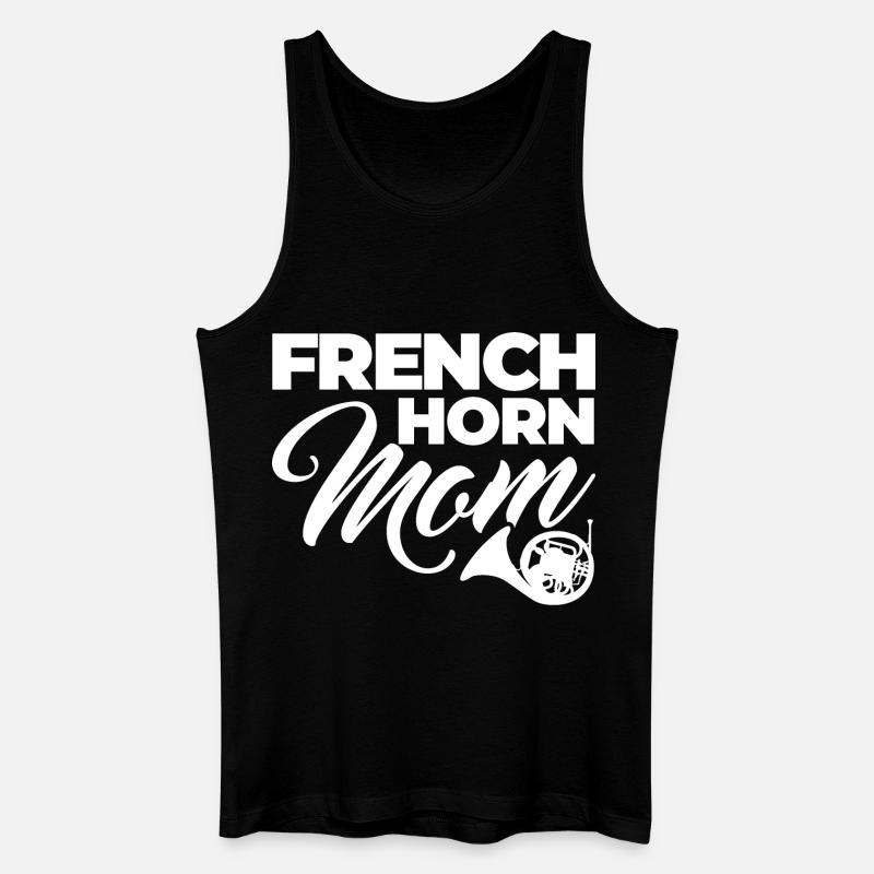 Waldhorn Mutter - Männer Bio Tank Top - Schwarz