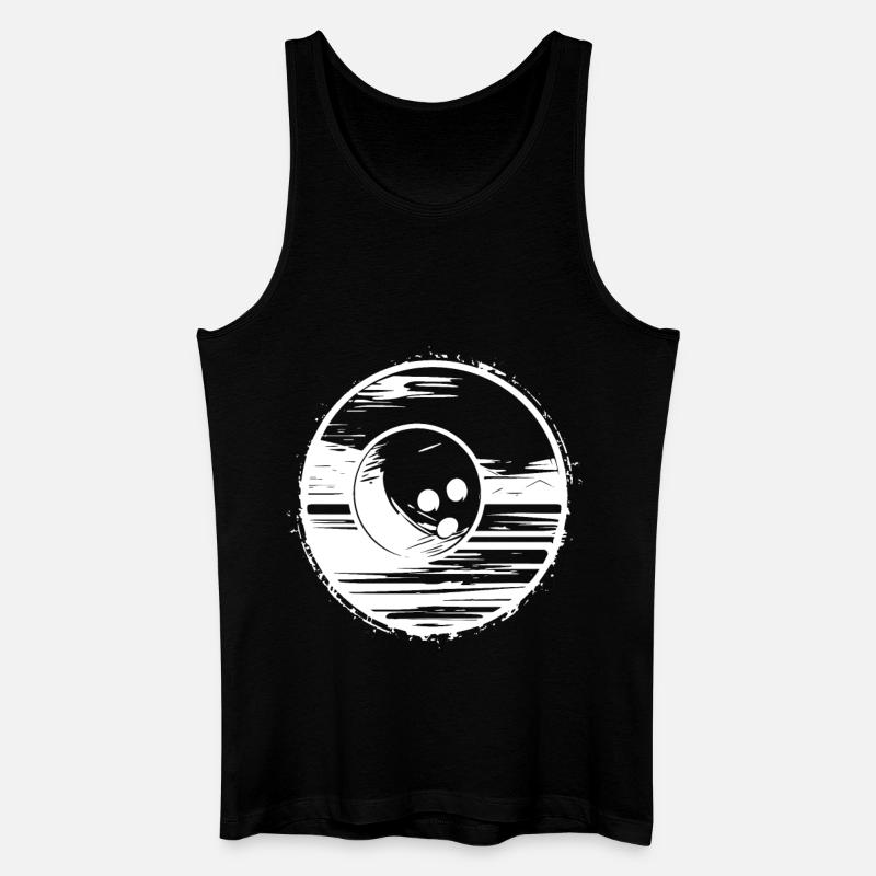 Bowling - Männer Bio Tank Top - Schwarz