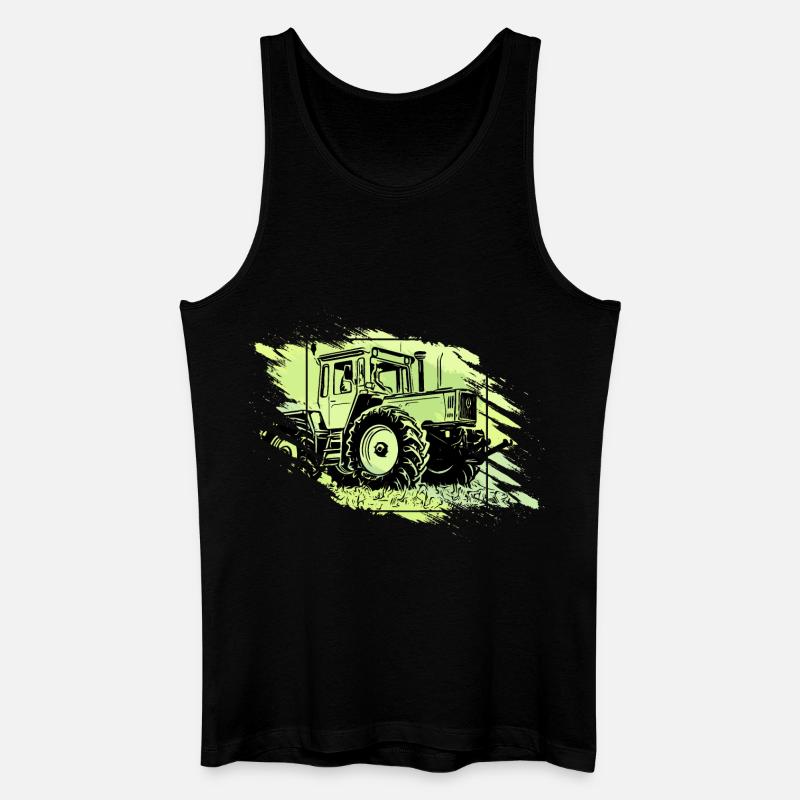 MB trac 1300 turbo - Männer Bio Tank Top - Schwarz