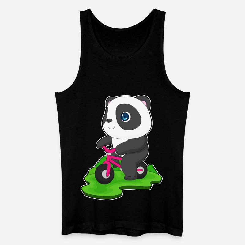 Vélo Panda - Débardeur bio Homme - noir