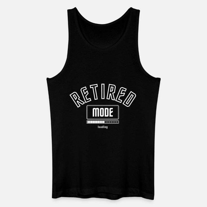 Vorfreude Rentner Modus wird geladen. - Männer Bio Tank Top - Schwarz