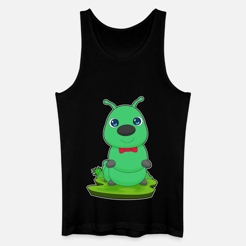 Caterpillar Loop - Men’s Organic Tank Top - black