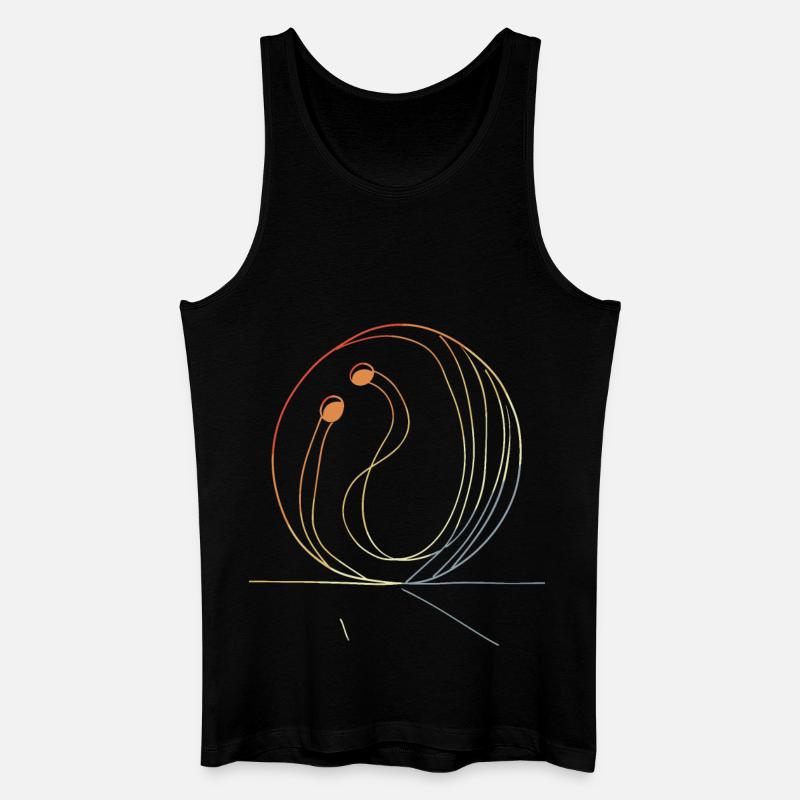 Oldschool Bowling - Männer Bio Tank Top - Schwarz