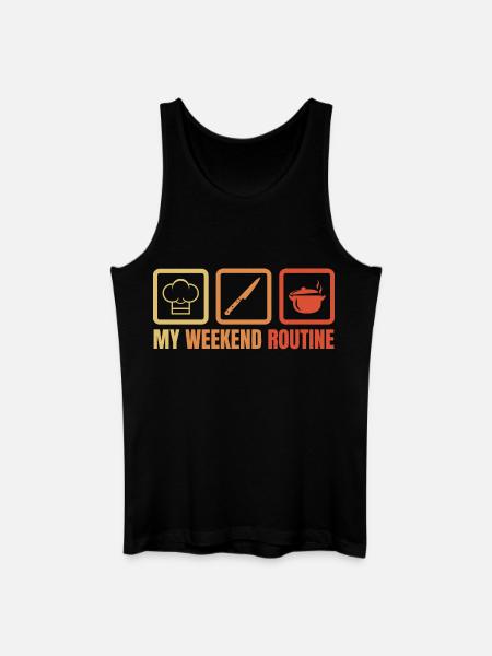 Weekend Cooking - Men’s Organic Tank Top - black