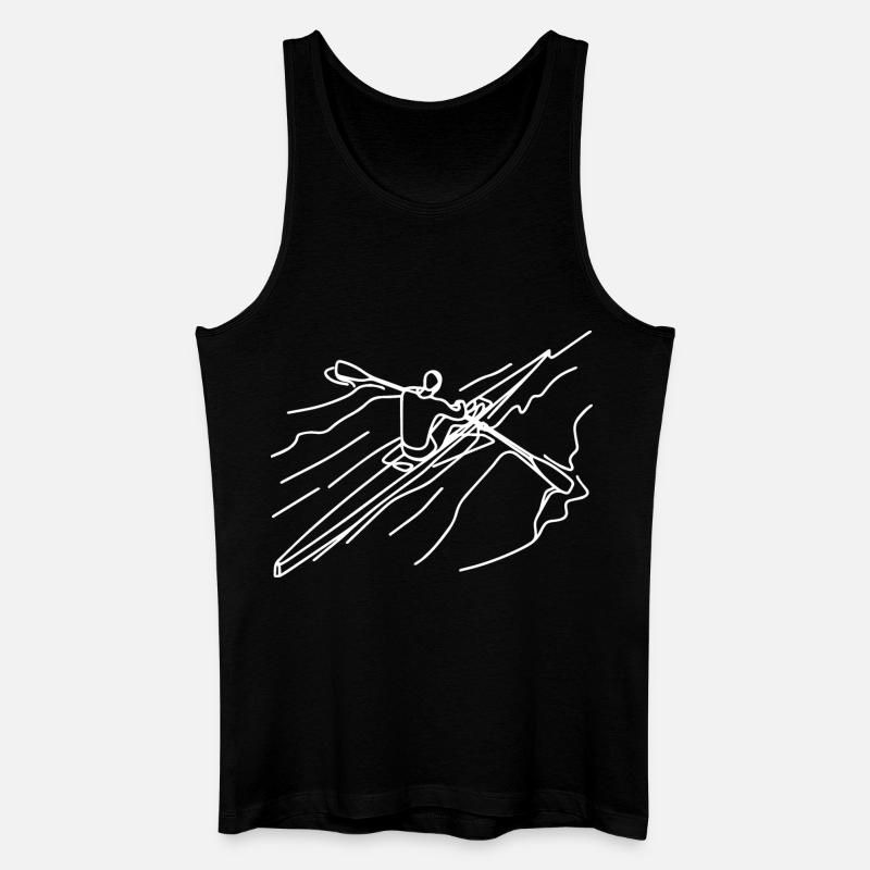 Ruderer - Männer Bio Tank Top - Schwarz