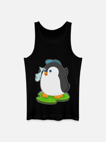 Poisson pingouin - Débardeur bio Homme - noir
