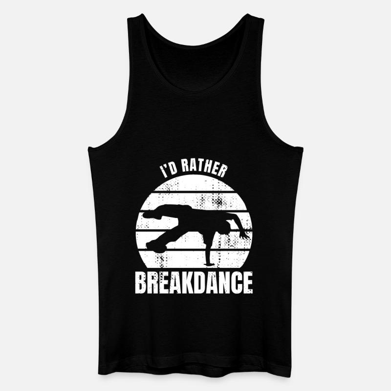 Je préfère le breakdance - Débardeur bio Homme - noir