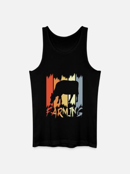 Dairy farmer - Men’s Organic Tank Top - black