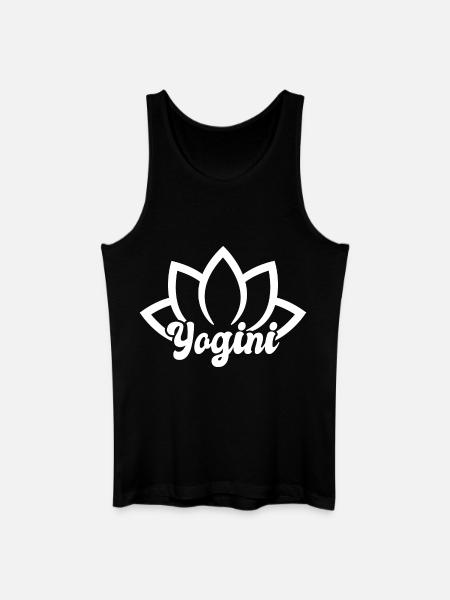 Funny yogini - Men’s Organic Tank Top - black