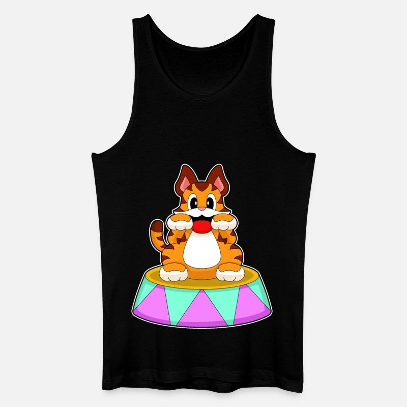 Tiger Circus - Men’s Organic Tank Top - black