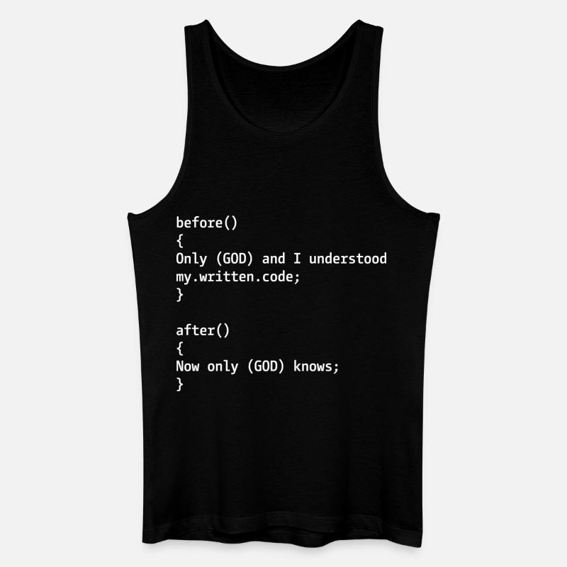 Programmierer Witz - Männer Bio Tank Top - Schwarz