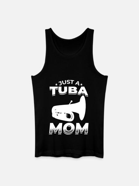 Just a Tuba Nut - Men’s Organic Tank Top - black