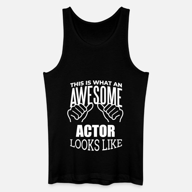 Schauspieler - Männer Bio Tank Top - Schwarz
