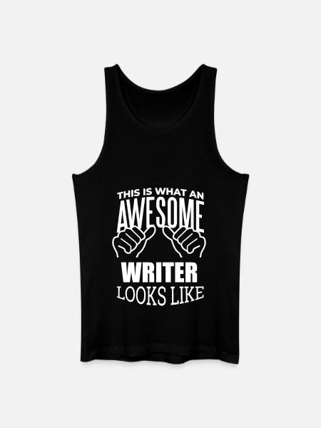 Écriture Écriture Écriture - Débardeur bio Homme - noir