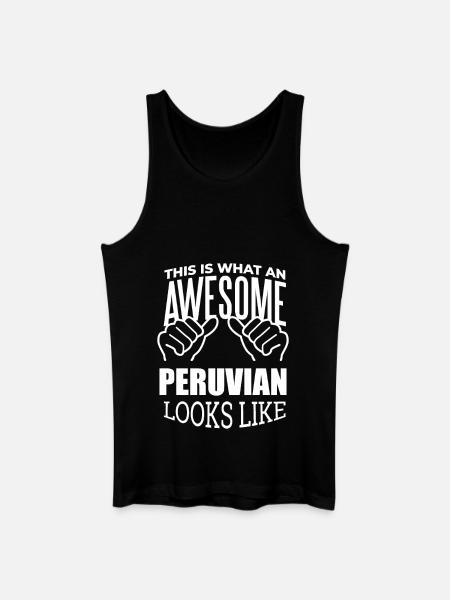 Peru - Men’s Organic Tank Top - black