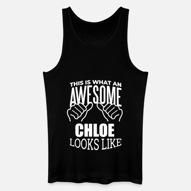Chloe - Männer Bio Tank Top - Schwarz