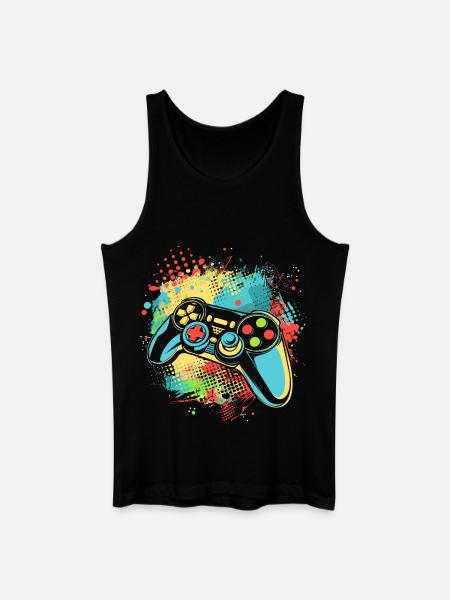 Gamepad - Men’s Organic Tank Top - black