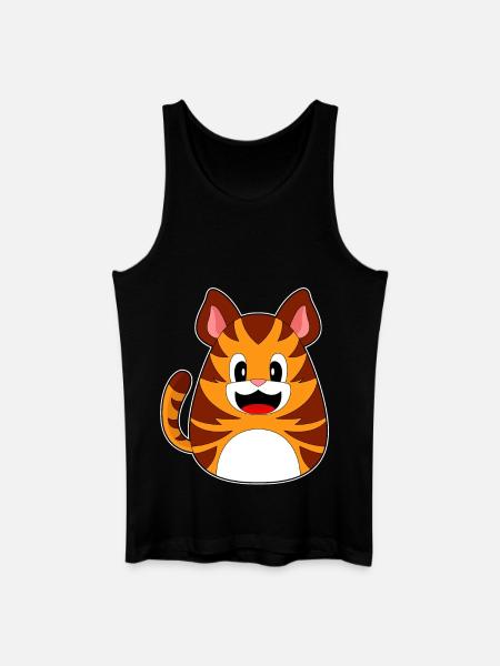 Tiger Easter Easter Egg - Men’s Organic Tank Top - black
