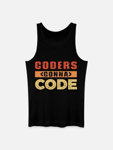 Developer Saying - Men’s Organic Tank Top - black