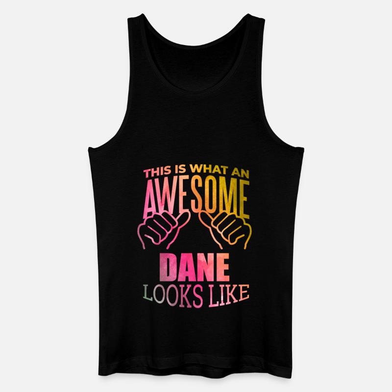 Dänemark - Männer Bio Tank Top - Schwarz