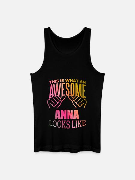 Anna - Men’s Organic Tank Top - black