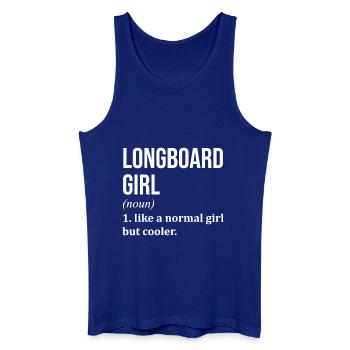 Longboard - Débardeur bio Homme - bleu roi - Devant