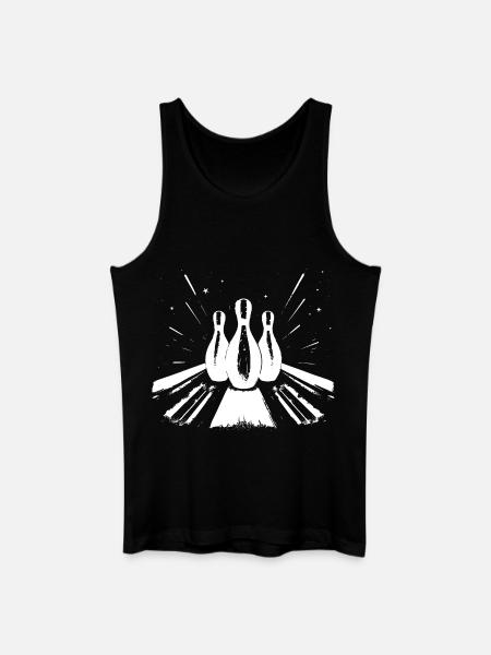 Bowling - Men’s Organic Tank Top - black