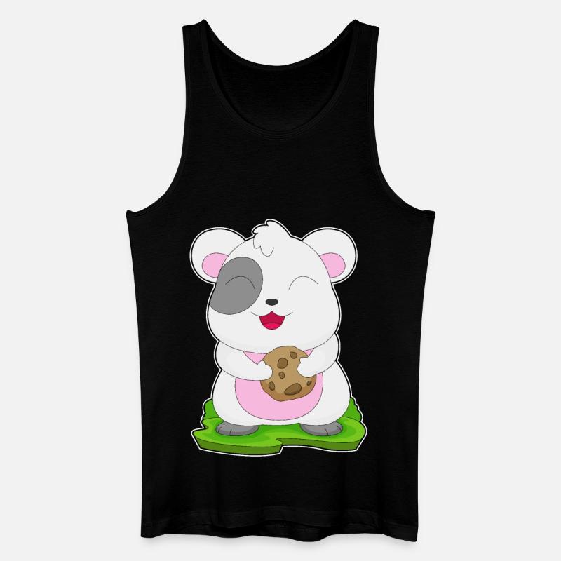 Biscuit hamster - Débardeur bio Homme - noir
