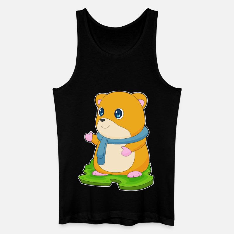Écharpe Hamster - Débardeur bio Homme - noir
