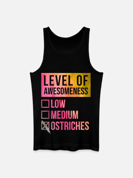 Ostrich - Men’s Organic Tank Top - black