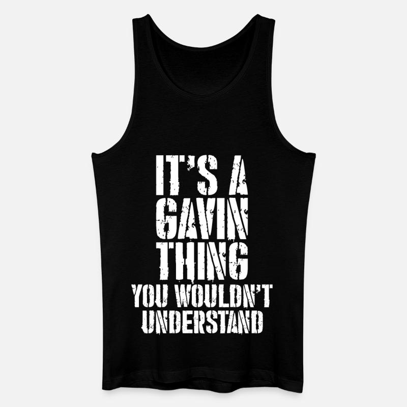 C’est un truc de Gavin - Débardeur bio Homme - noir