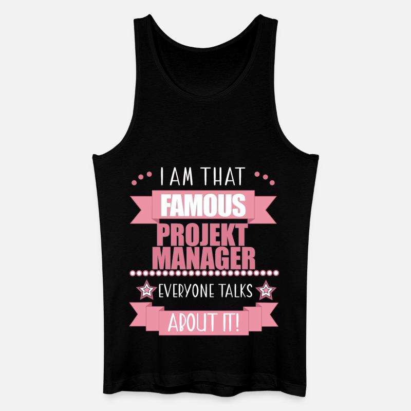 Projektmanagerin Beruf Damen Geschenk - Männer Bio Tank Top - Schwarz