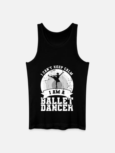 I'm a ballet dancer - Men’s Organic Tank Top - black