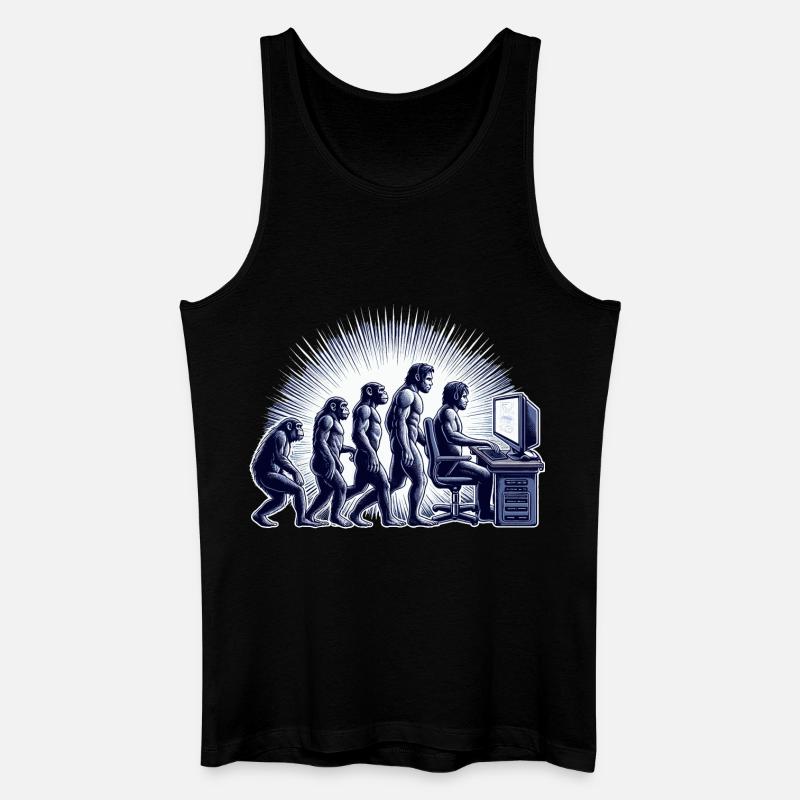 GAMING EVOLUTION - Männer Bio Tank Top - Schwarz