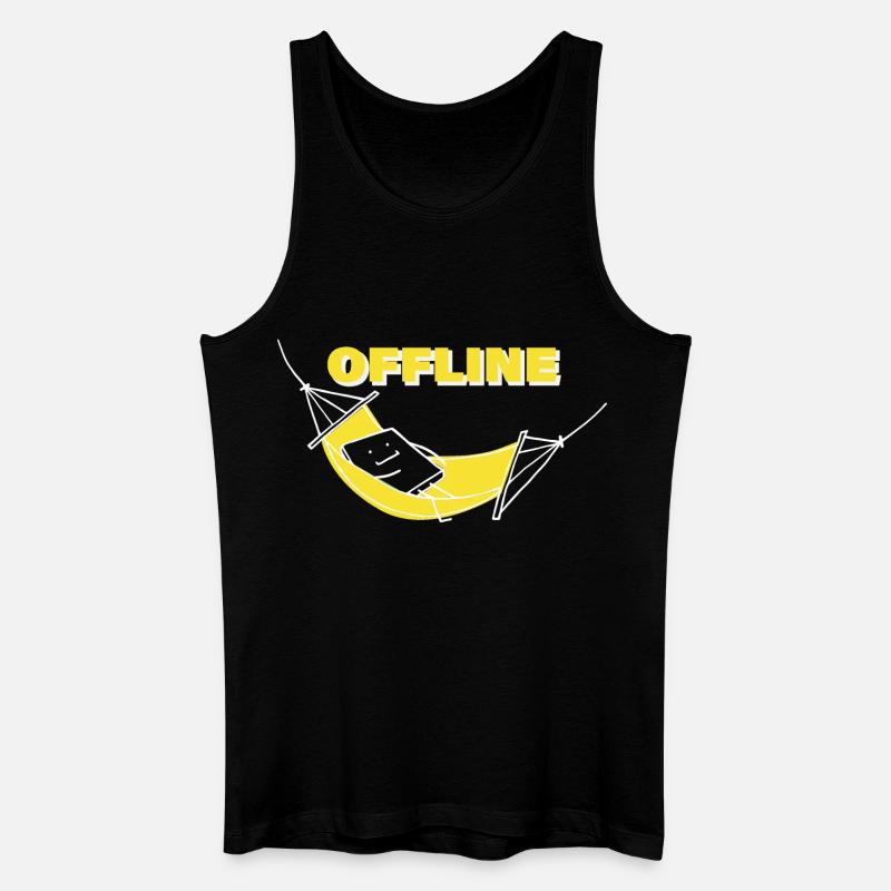 OFFLINE - Männer Bio Tank Top - Schwarz