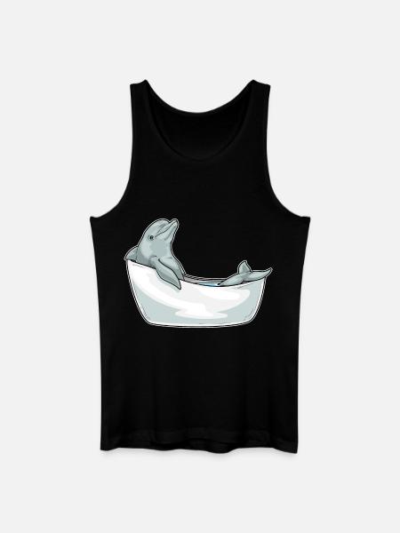 Baignoire Dolphin - Débardeur bio Homme - noir
