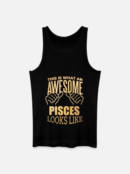 Pisces - Men’s Organic Tank Top - black
