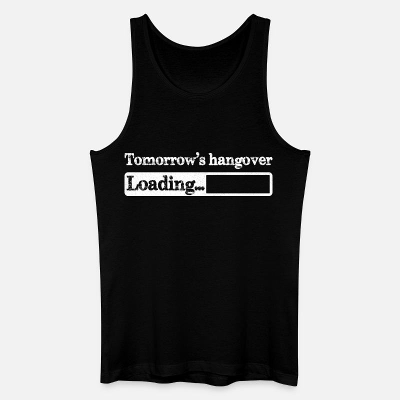Der Kater-Loading von morgen - Männer Bio Tank Top - Schwarz