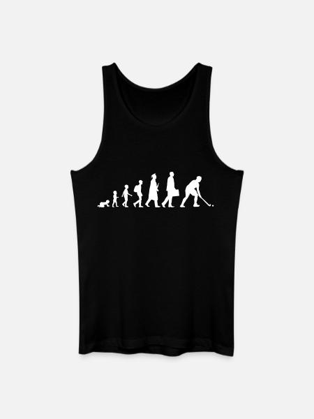 Feldhockey Evolution - Männer Bio Tank Top - Schwarz