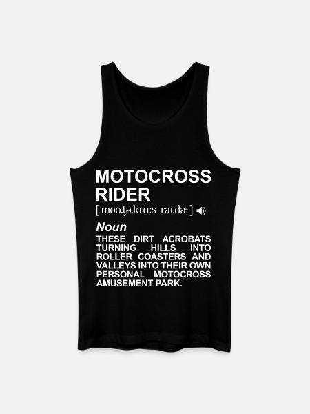 Motocross rider definition - Men’s Organic Tank Top - black